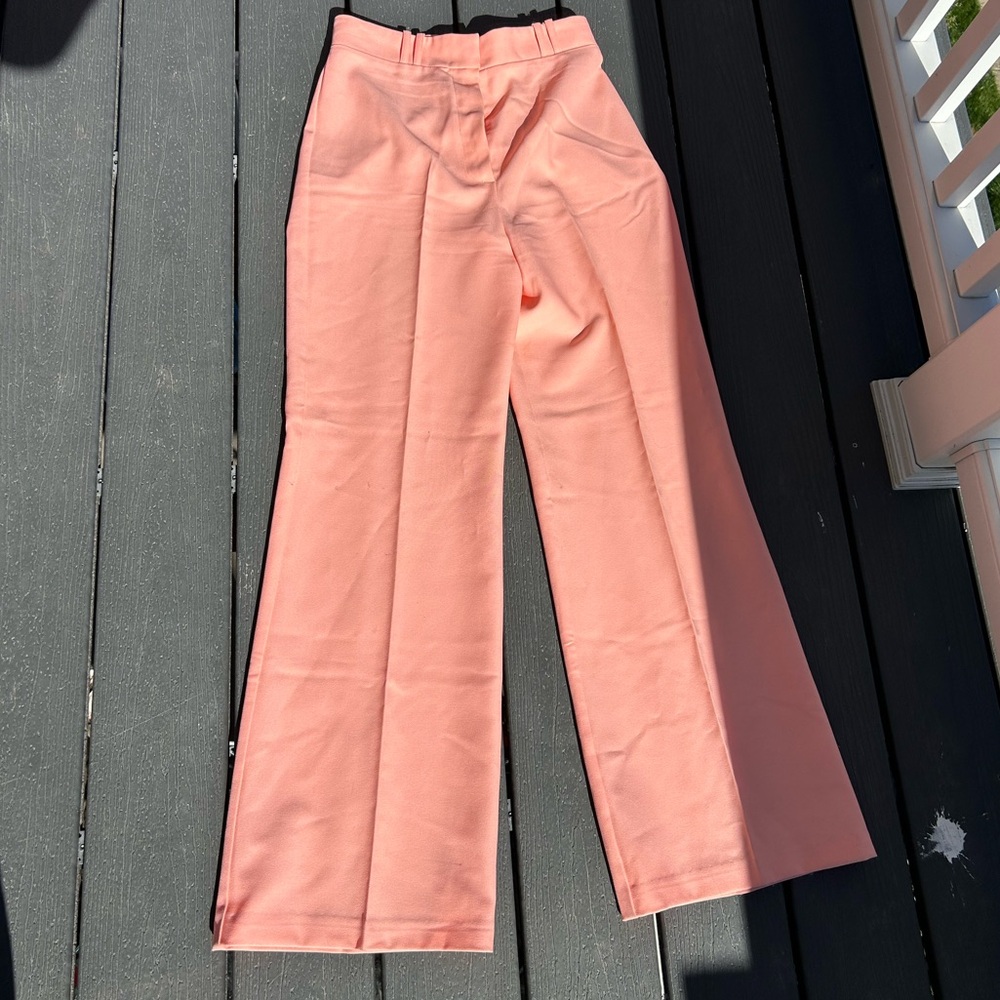 Vintage polyester wide leg pants